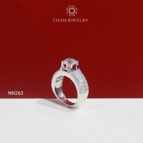 Nhẫn NN263 CHAM JEWELRY, Chủ 7.0mm( Barcode TNN1806).
