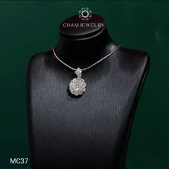 Mặt Dây Chuyền MC37 CHAM JEWELRY , Chủ 6.0mm Moissanite C&C (C-OCM19)