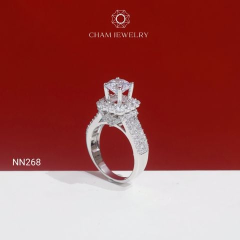 Nhẫn NN268 CHAM JEWELRY, Chủ 7.0mm( Barcode TNN1842).