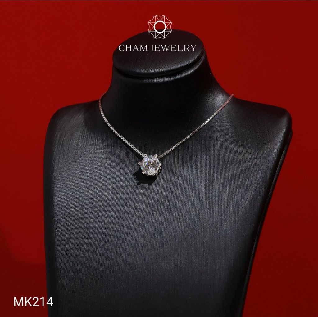 Mặt Dây Chuyền MK214 CHAM JEWELRY, Mặt Xỏ Chủ 6.0mm (TMX39)