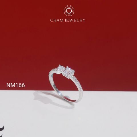 Nhẫn NM166 CHAM JEWELRY , Nhẫn Kết Kiểu (Barcode TNT960).