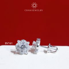 Hoa Tai CHAM JEWELRY BV161, Chủ 4.0mm (Barcode TBV270)