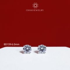Hoa Tai BD159 CHAM JEWELRY, Đá New Zeland Khóa Đẩy (Barcode TBH28 TBH41-TBH40-TBH64-TBH80-TBH42-TBH98).
