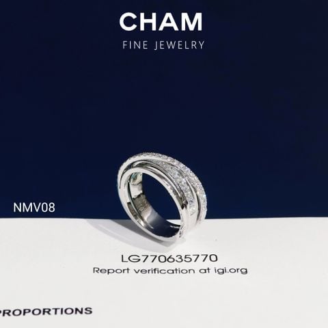 Nhẫn Nữ NMV08 Vàng 10k Kim Cương Lab Grown Diamond (Barcode CNNV04)