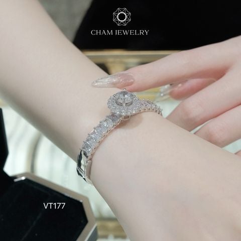 Vòng Tay VT177 CHAM JEWELRY, Chủ 9.0mm Bản 6.0mm (Barcode TVB308V).