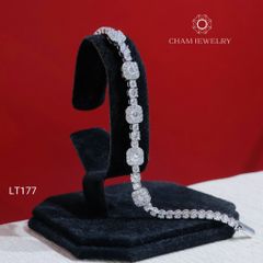 Lắc Tay LT177 CHAM JEWELRY, Lắc Tay Xoàn 4.0mm (Barcode TLT1493).