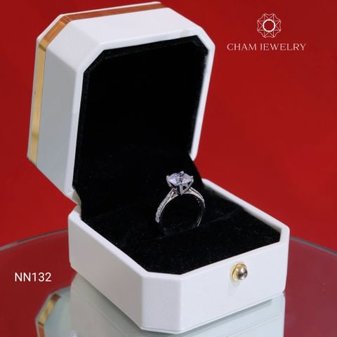 Nhẫn NN132 CHAM JEWELRY, Chủ 8.0mm (Barcode TNN1752)