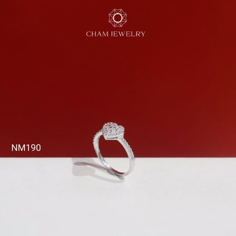 Nhẫn NM190 CHAM JEWELRY, Nhẫn Kiểu Trái Tim (Barcode TNT1024).