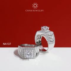 Nhẫn Nam NA137 CHAM JEWELRY, Chủ 7.0mm (Barcode PNH10).
