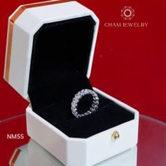 Nhẫn CHAM JEWELRY NM55, Nhẫn Full Đá Ovan (Barcode CN804588)