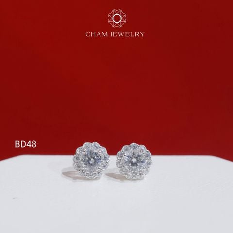 Hoa Tai BD48 CHAM JEWELRY, Chủ 4.5mm (Barcode TBD1677).