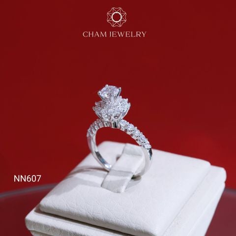 Nhẫn NN607 CHAM JEWELRY, Chủ 5.0mm (Barcode TNN1596)