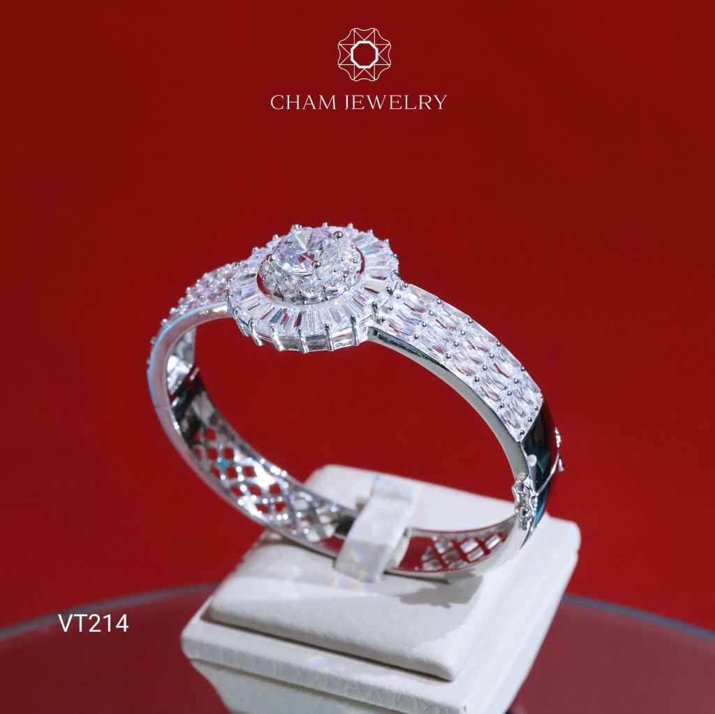 Vòng Tay VT214 CHAM JEWELRY Chủ 8.0mm (Barcode CV7577)