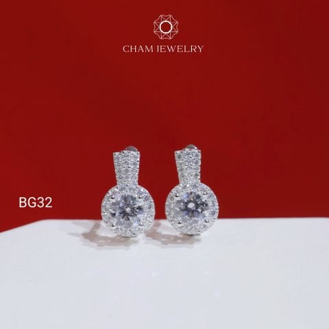 Hoa Tai CHAM JEWELRY BG32, Chủ 5.0mm (Barcode TBG1057).