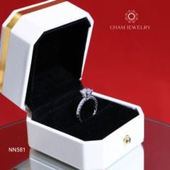 Nhẫn NN581 CHAM JEWELRY, Chủ 6.5mm (Barcode CN7230 - CN7233)