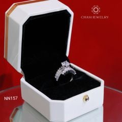 Nhẫn NN157 CHAM JEWELRY, Chủ 6.5mm (Barcode TNN1780).