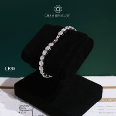 Lắc Tay LF35 CHAM JEWELRY, Full Moissanite Cao Cấp 3.0mm (Barcode OCL05)