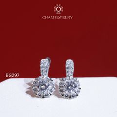 Hoa Tai BG297 CHAM JEWELRY, Chủ 5.0mm (Barcode TBG996).