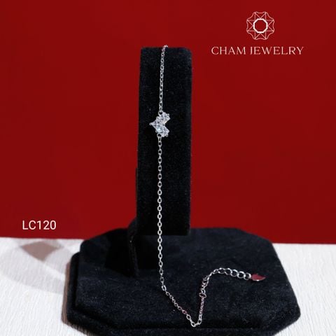 Lắc Chân LC120 CHAM JEWELRY, Lắc Chân Tim (Barcode CLACY242)