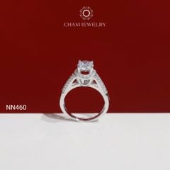 Nhẫn Nữ NN460 CHAM JEWELRY, Chủ 6.5mm (Barcod TNN1264).