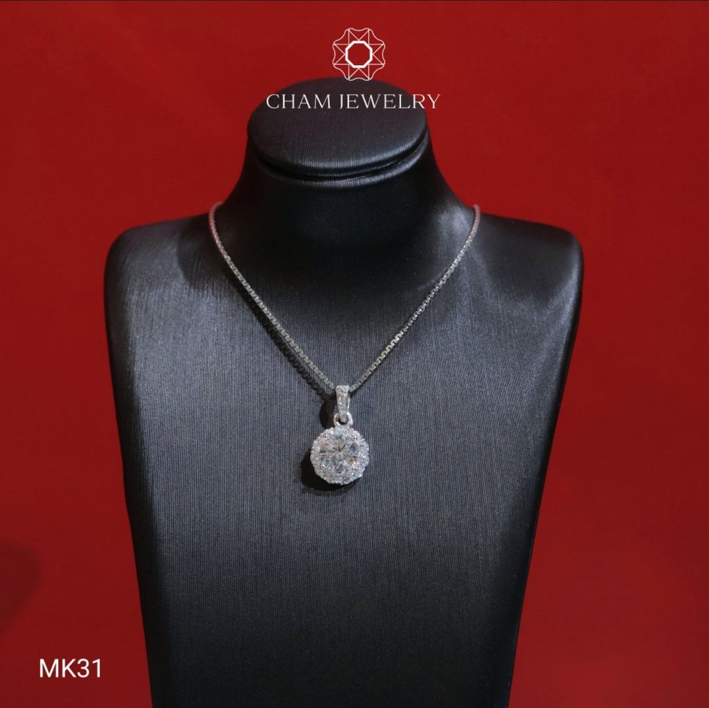 Mặt Dây Chuyền MK31 CHAM JEWELRY, Chủ 6.0mm (Barcode TMA1837).