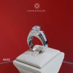 Nhẫn Nam NA52 CHAM JEWELRY, Chủ 7.5mm (Barcode TNNA399).