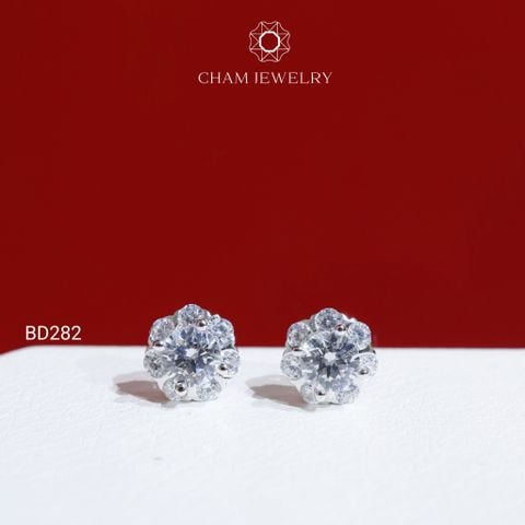 Hoa Tai BD282 CHAM JEWELRY , Chủ 4.5mm (Barcode TBD1340).
