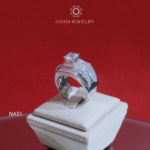 Nhẫn Nam NA51 CHAM JEWELRY, Chủ 7.0mm (Barcode TNNA266).