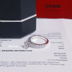 Nhẫn Nữ NNV38 Vàng 10k Chủ 5.4 Kim Cương Lab Grown Diamond