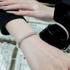 Vòng Tay CHAM JEWELRY VT09, Full Đá Bản 5.0ly (Barcode TVB120V-TV181-CV8003).