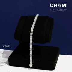 Lắc Tay LTV01 1.8mm Vàng 10k Kim cương Lab-grown