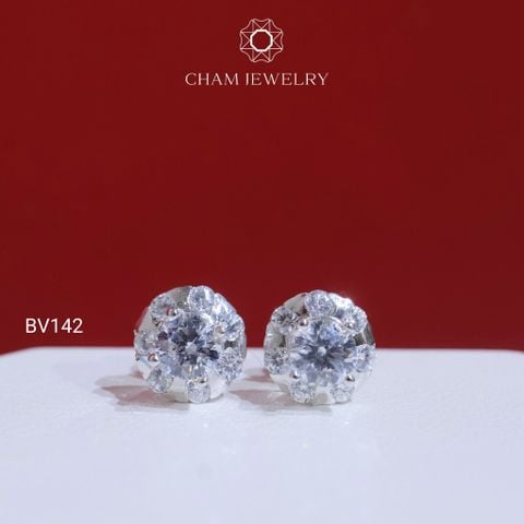 Hoa Tai BV142 CHAM JEWELRY, Chủ 5.0mm (Barcode CTP142).