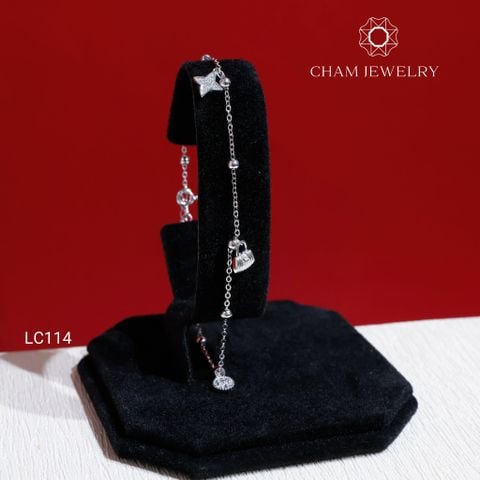 Lắc Chân LC114 CHAM JEWELRY (Barcode CLACY19)