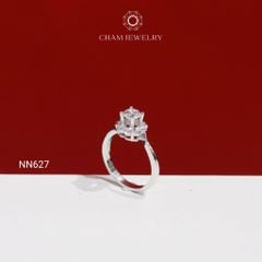 Nhẫn NN627 CHAM JEWELRY, Nhẫn Đai Kiểu Chủ 5.0mm ( C-NHNH369(B5) ).