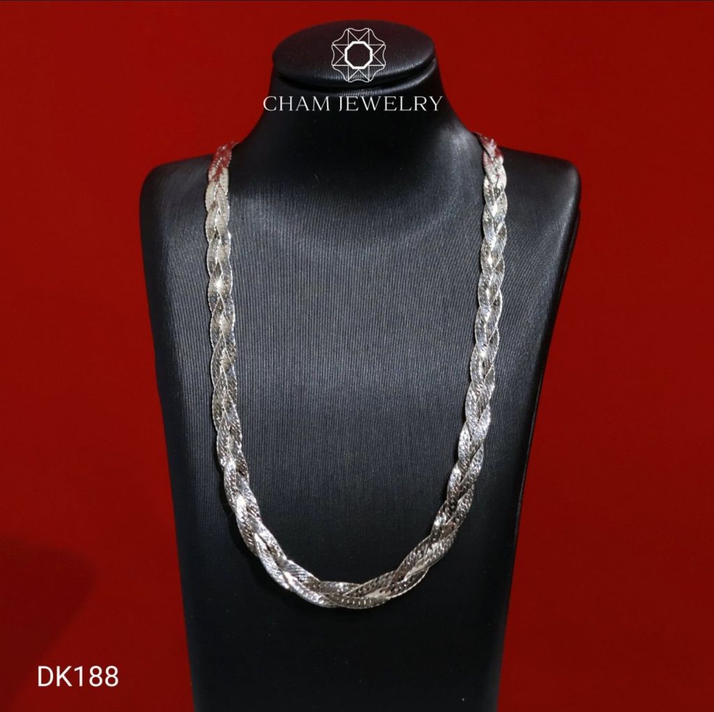 Dây Chuyền CHAM JEWELRY DK188, Dây 3 Bính Tròn ( C-DC(E3) ).
