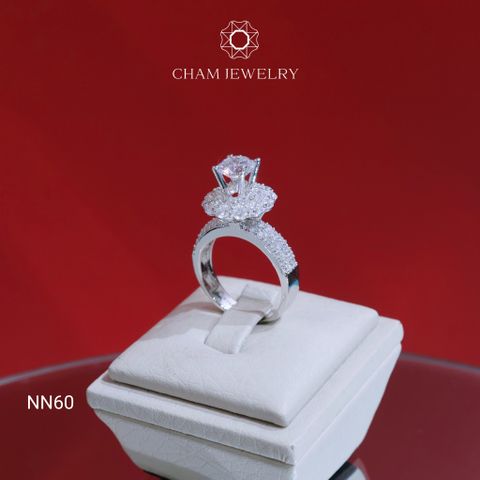Nhẫn CHAM JEWELRY NN60, Chủ 6.5mm (Barcode TNN1706)