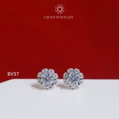 Hoa Tai BV37 CHAM JEWELRY, Chủ 4.5mm (Barcode TBV446).