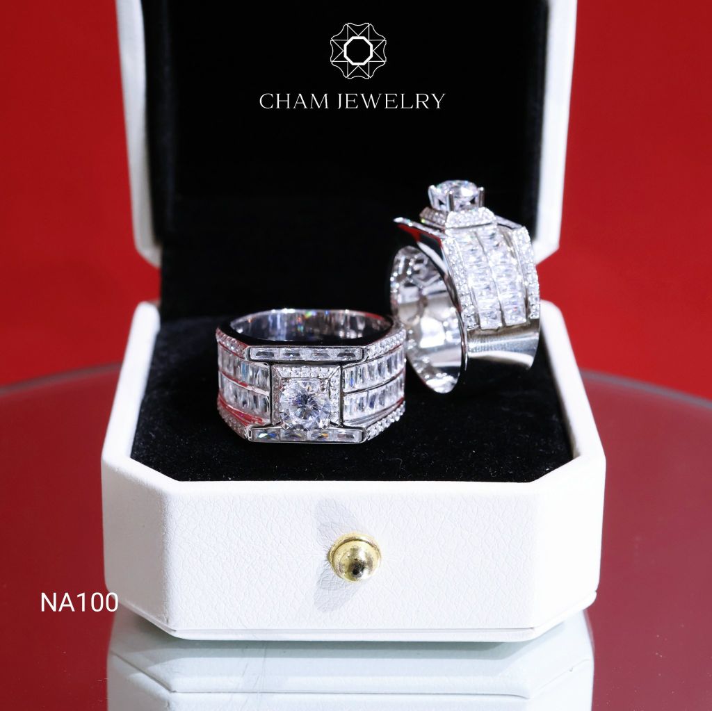 Nhẫn Nam NA100 CHAM JEWELRY, Chủ 6.0mm (Barcode TNNA420).