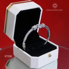 Vòng Tay VT228 CHAM JEWELRY, Vòng Kiểu Bản 3.0mm (Barcode TV207).