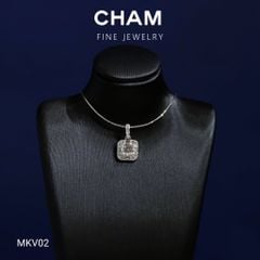 Mặt Dây Chuyền MKV02 Vàng 10k Chủ 5.4mm Kim Cương Lab Grown Diamond