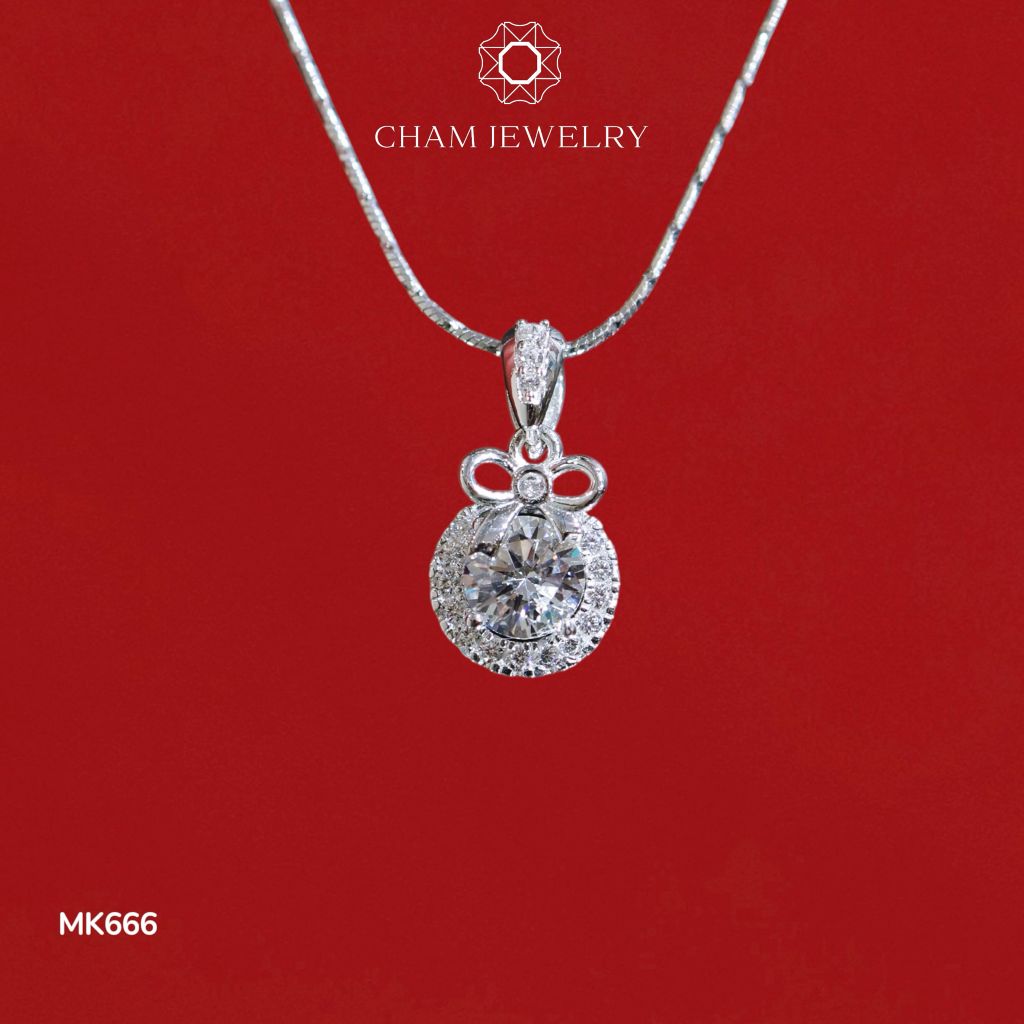 Mặt Dây Chuyền MK666 CHAM JEWELRY, Chủ 6.0mm (Barcode TMA1224).