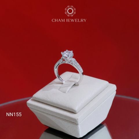 Nhẫn NN155 CHAM JEWELRY, Chủ 6.5mm (Barcode TNN642)
