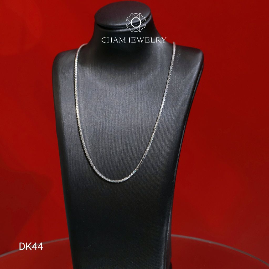 Dây Chuyền DK44 CHAM JEWELRY, Dây Mì Cắt Kim Cương Bản 1.1mm (Barcode CVGCR4045)