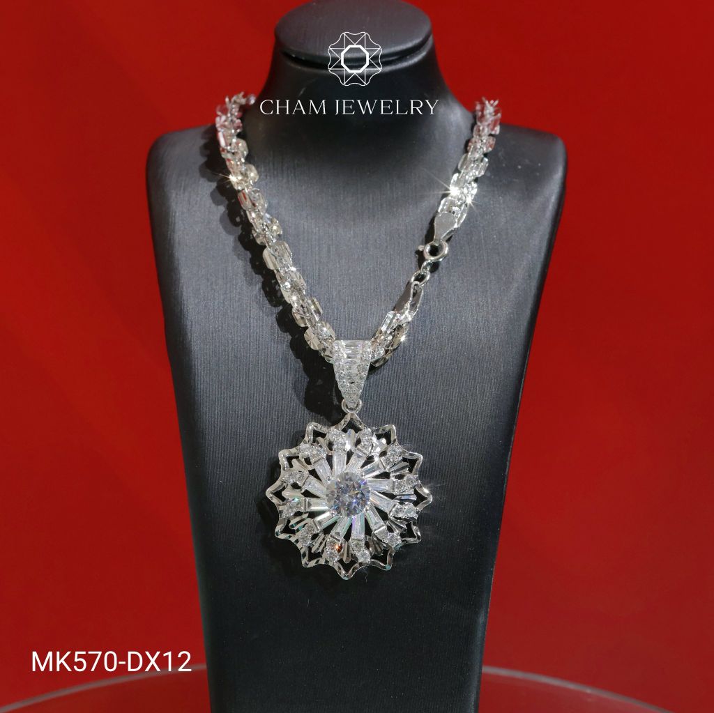 Dây Chuyền MK570-DX12 45cm CHAM JEWELRY, Chủ 7.5mm.