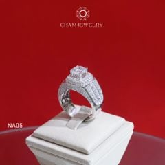 Nhẫn Nam NA05 CHAM JEWELRY, Chủ 7.5mm (Barcode TNNA428).