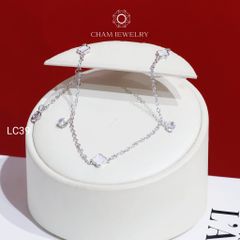 Lắc Chân LC39 CHAM JEWELRY , Lắc Cỏ 4 Lá Xà Cừ ( C-LC265(A7) )