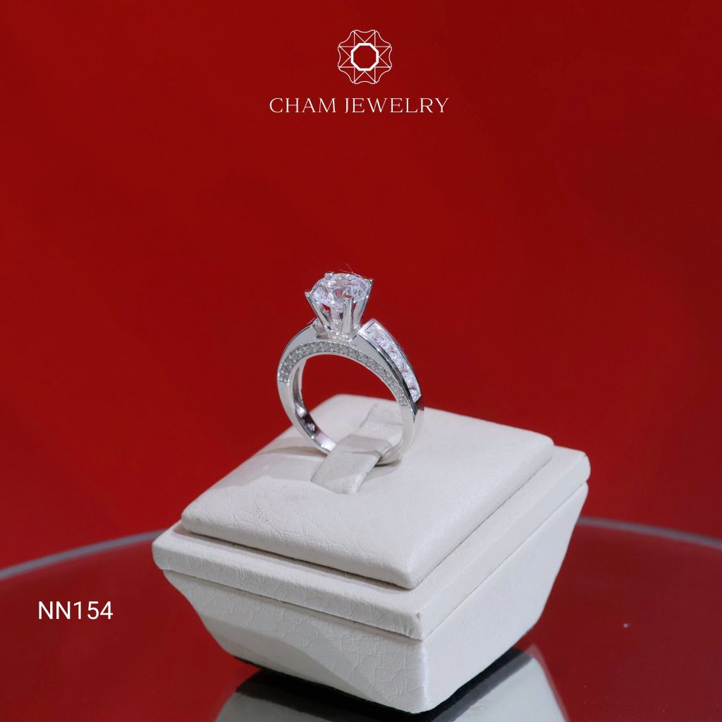 Nhẫn NN154 CHAM JEWELRY, Chủ 7.0mm (Barcode TNN1772)