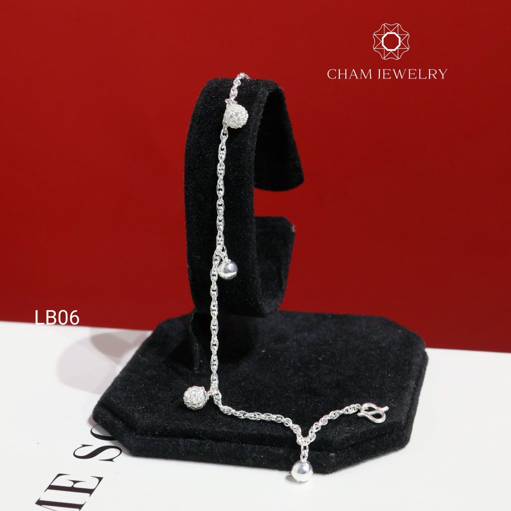 Lắc Tay Bé LB06 CHAM JEWELRY, Lắc Xoắn Charm Châu (Barcode TLBC637)