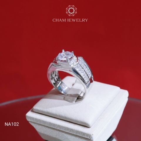 Nhẫn Nam NA102 CHAM JEWELRY, Chủ 7.0mm (Barcode CATIN219).