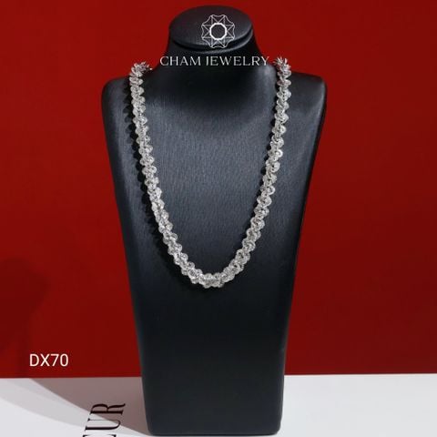 Dây Xoắn DX70 CHAM JEWELRY, Dây Xoắn Ovan Hoa Thị Chạm Máy Bản 5.0mm (Barcode NDLĐCB5)